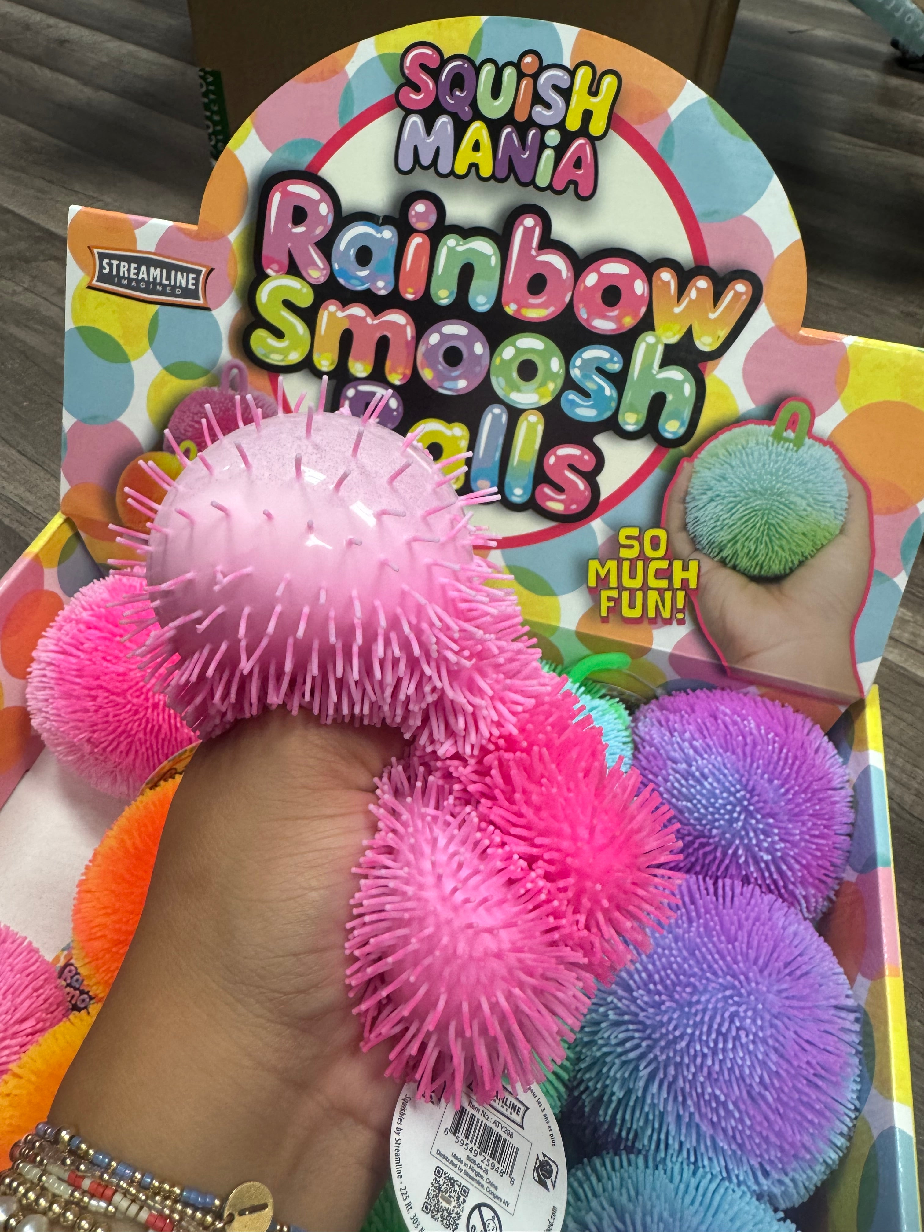 Rainbow Smoosh Balls