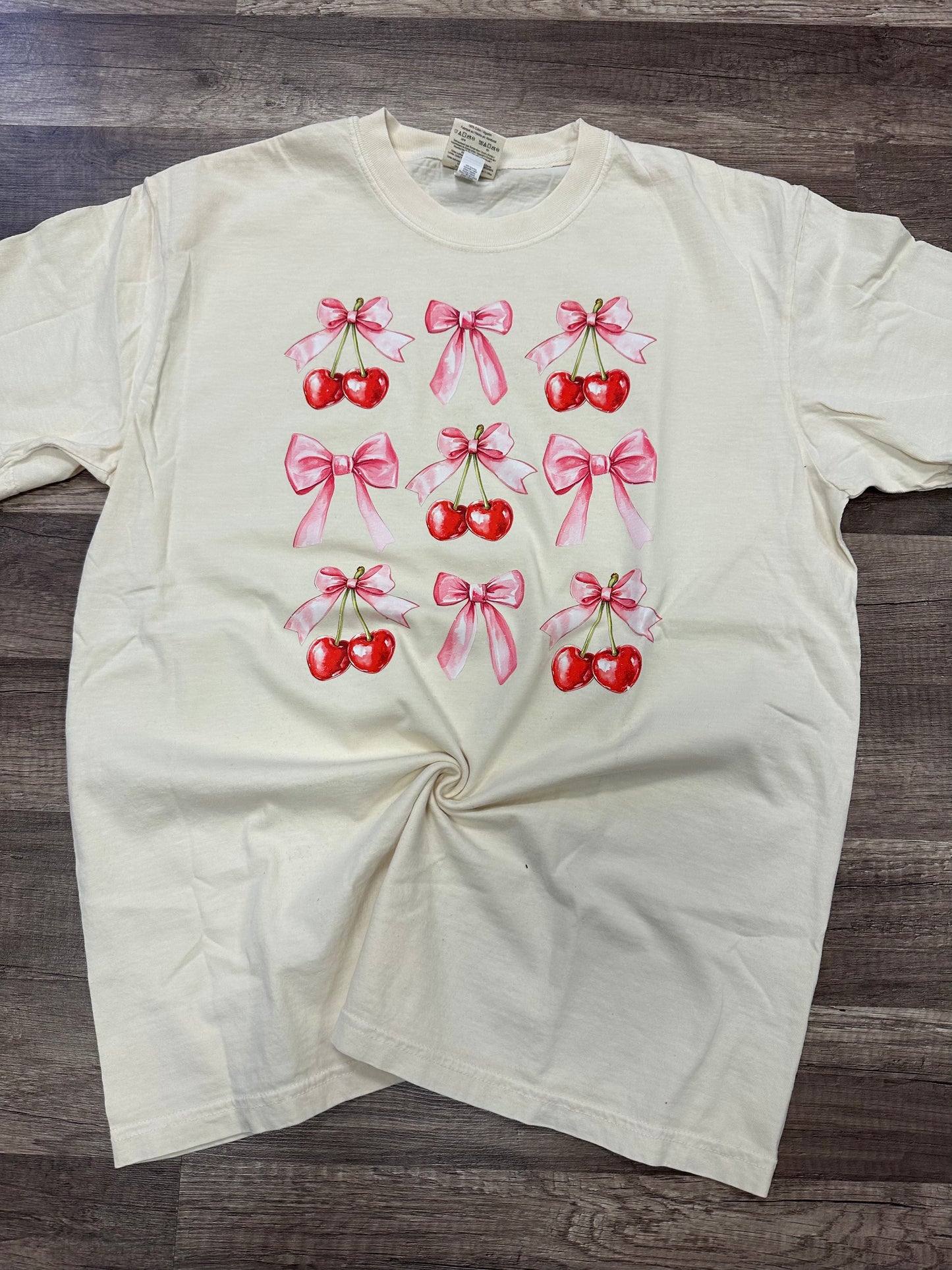 Cherry Bow Collage Tee