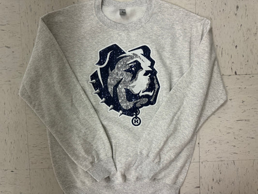 Hoyas Mascot Faux Glitter Sweatshirt