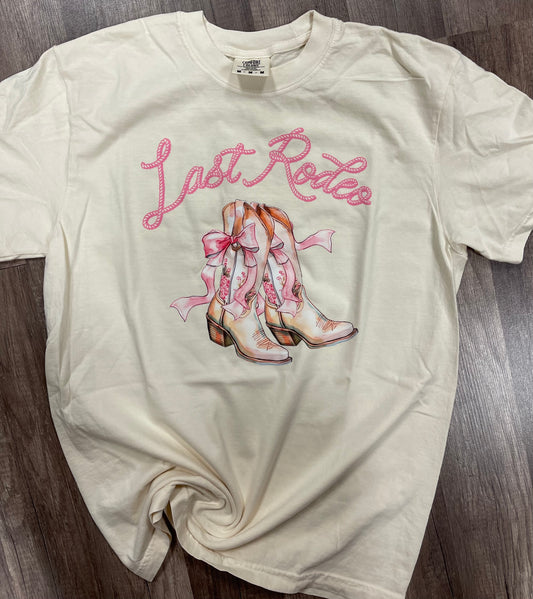 Last Rodeo Boots & Bows Tee