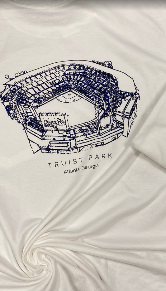 Truist Park Sketch Front/Back CC Tee