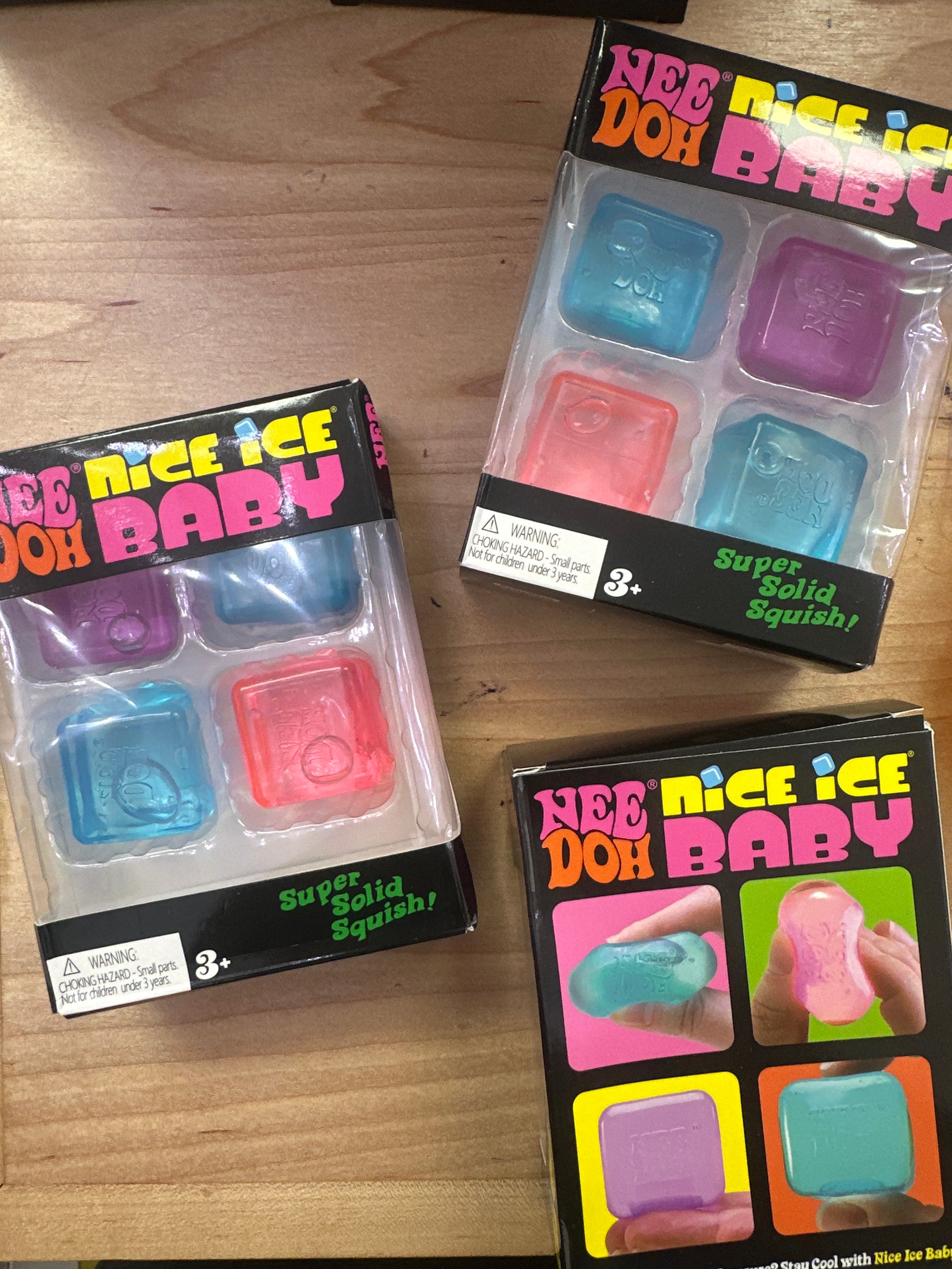 4 pack mini nice ice baby cubes regular colors