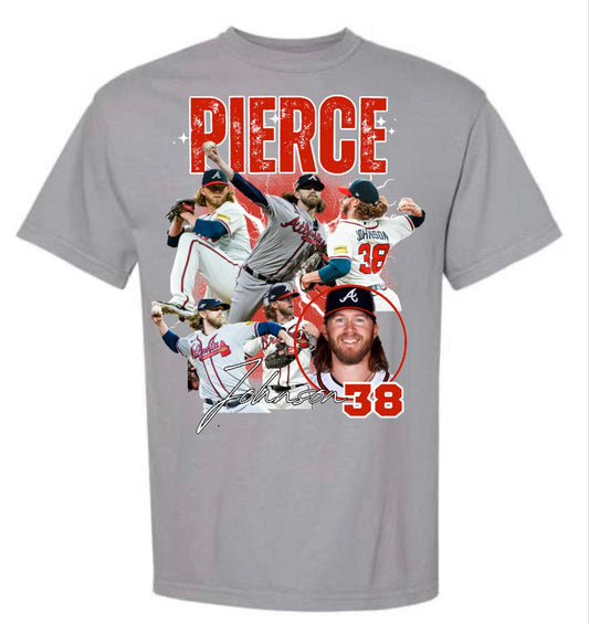 Pierce 38 Faces Grey Tee