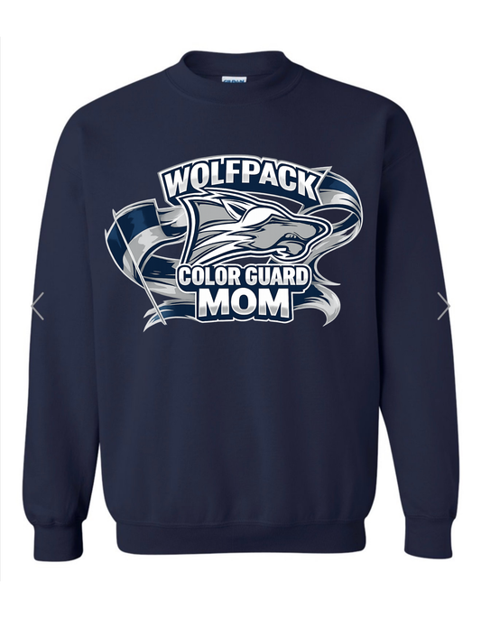 Wolfpack Colorguard Mom on Navy