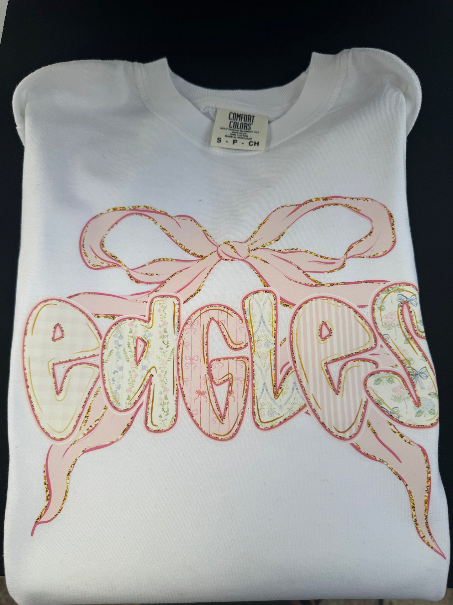 Pink Eagles Floral with Big bow