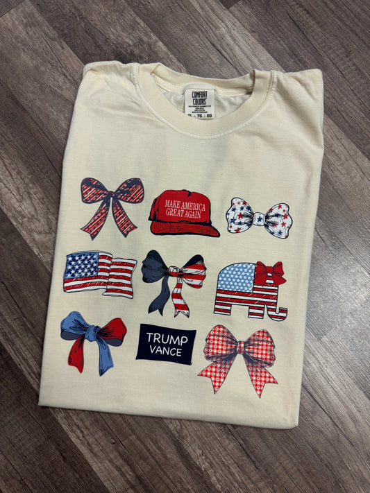 Trump Bow Collage Tee