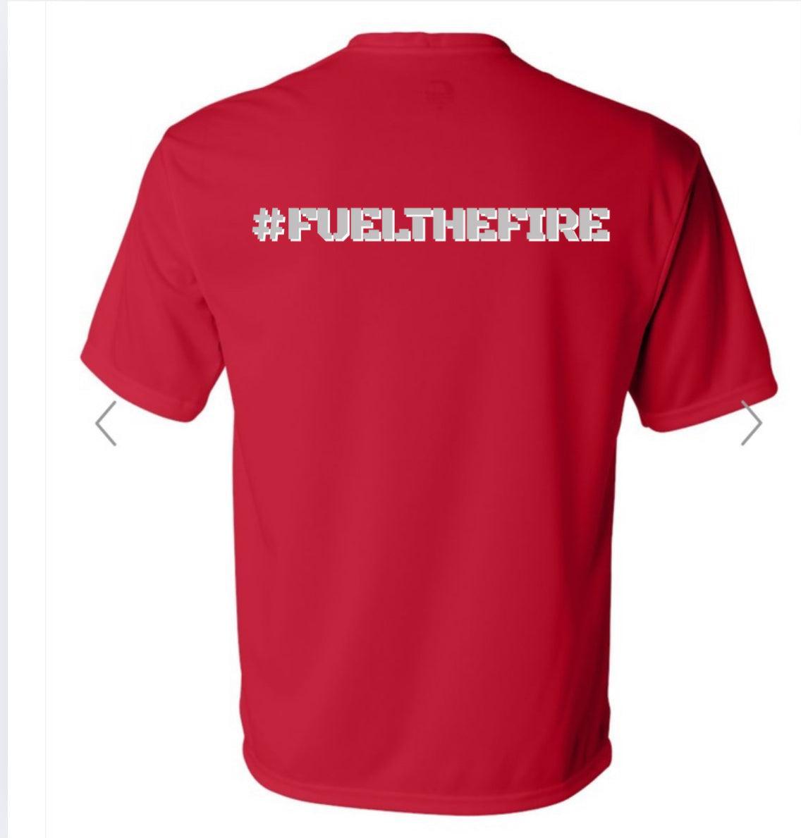 MT ZION EAGLES SOFTBALL RED DRI FIT TEE