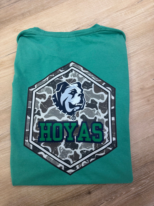 Harrison Hoyas Camo Front/back tee