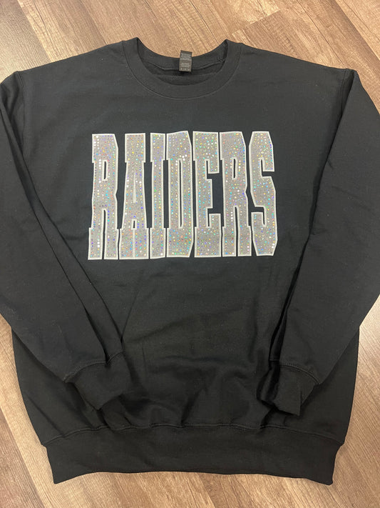 Raiders sequin sweatshirt