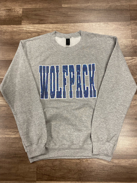 Wolfpack sequin sweatshirt