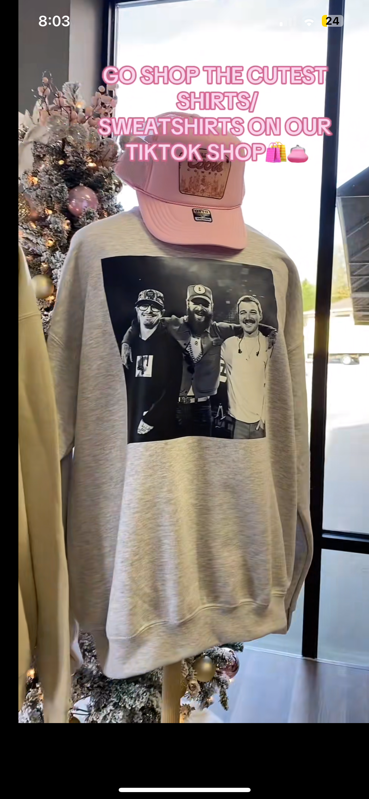 Wallen,hardy,posty sweatshirt black & white