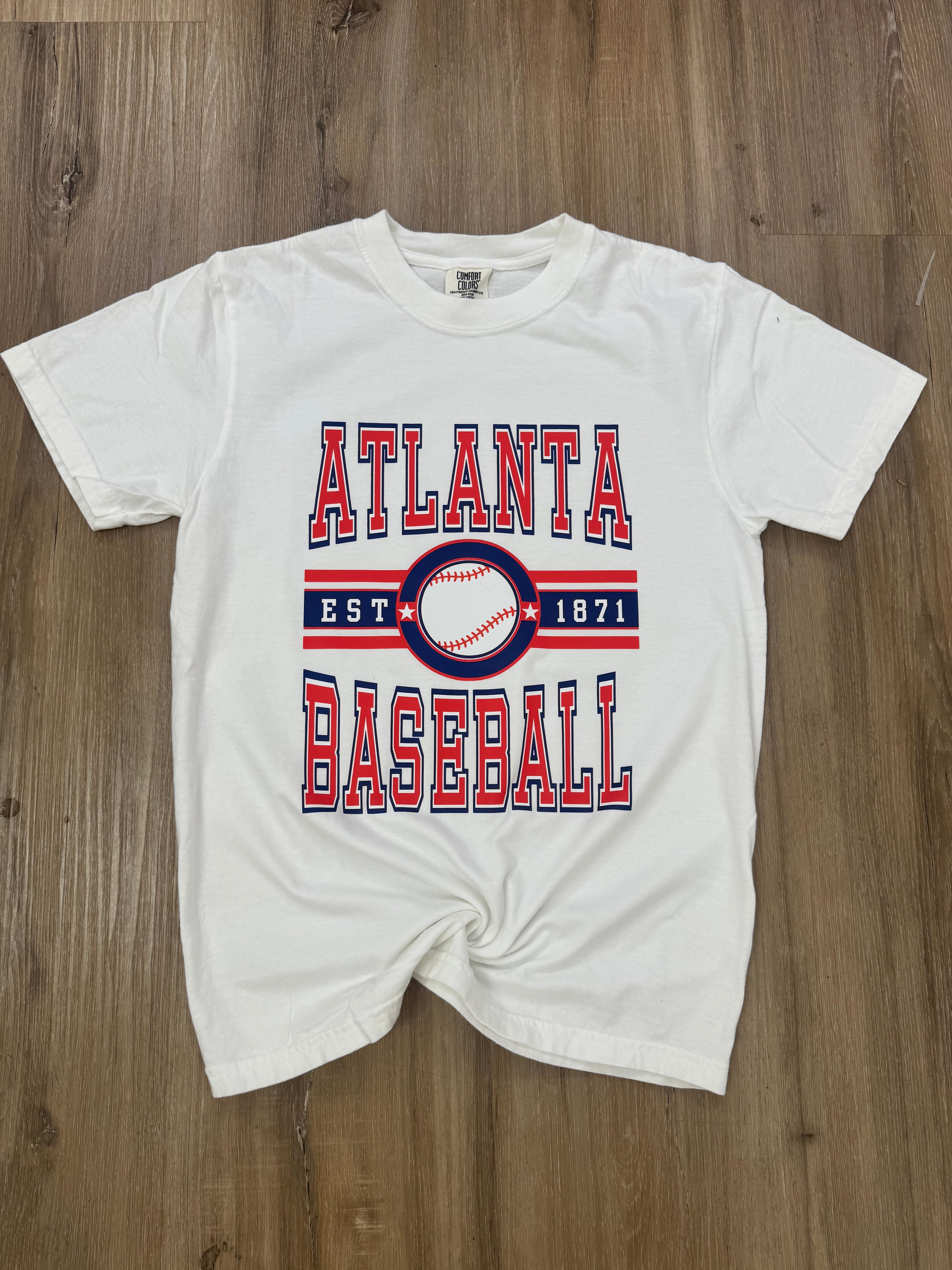 Atlanta Baseball Red and Navy Est. 1871