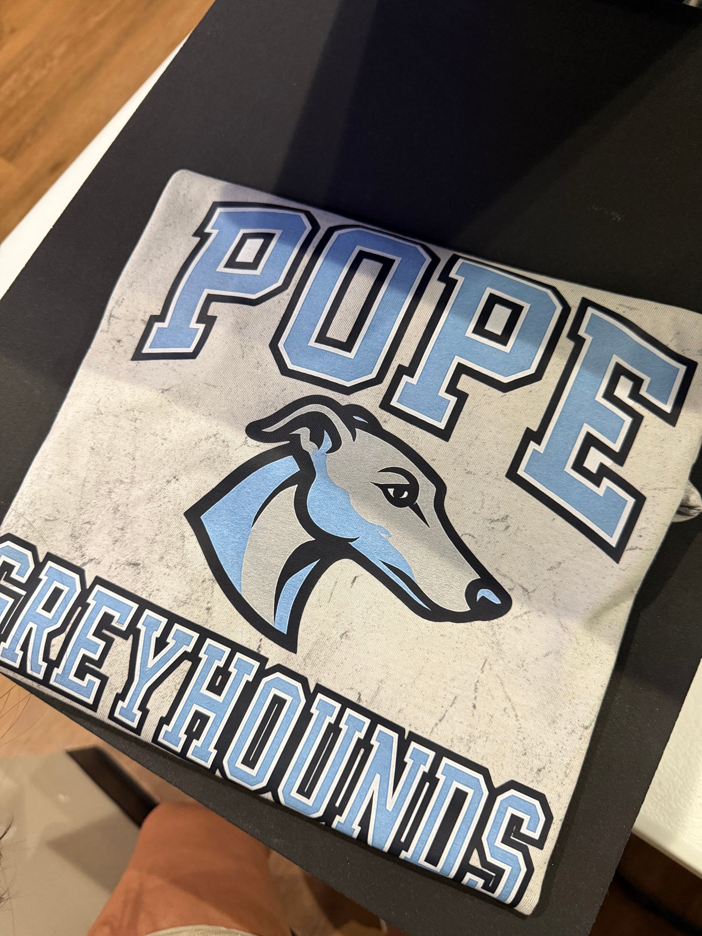 Pope Greyhounds Mascot tee