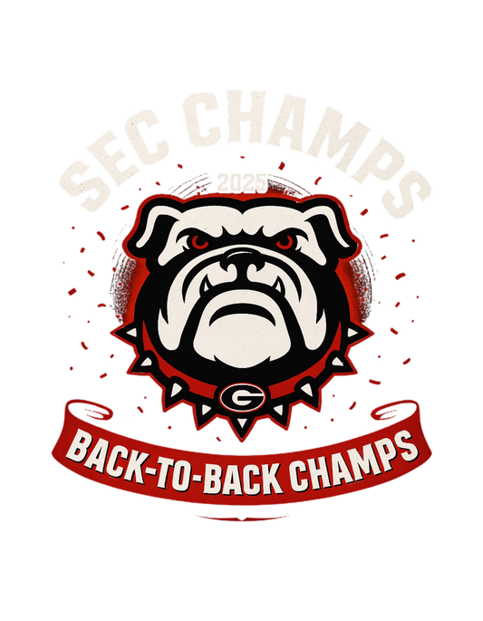 TSHIRT BAR- sec champs, back to back champs , Georgia