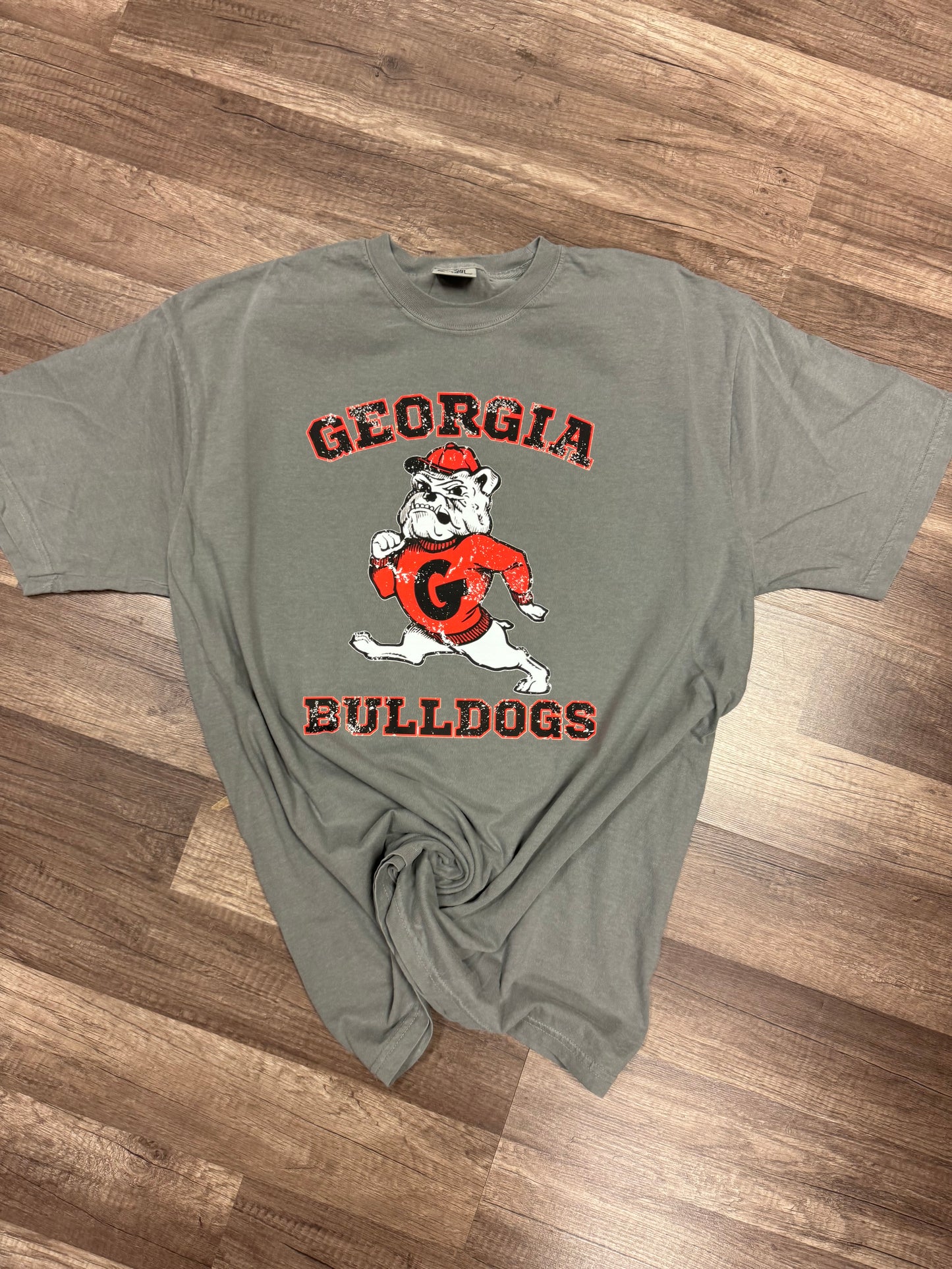 Georgia Bulldogs Vintage Mascot Tee