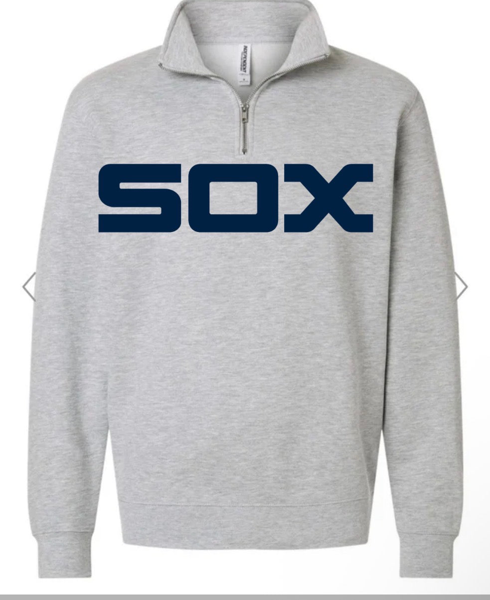 PC SOX QUARTER ZIP navy blue Sox