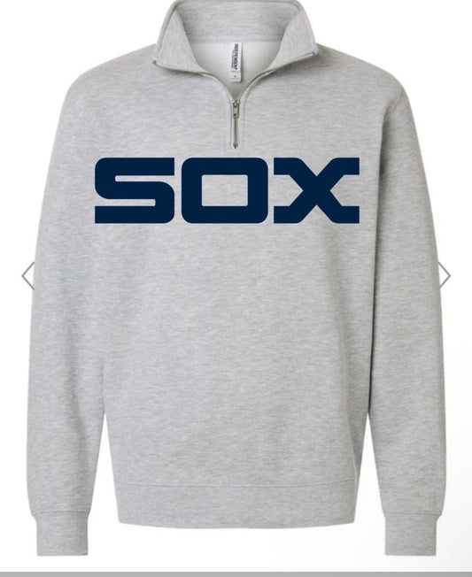 PC SOX QUARTER ZIP navy blue Sox