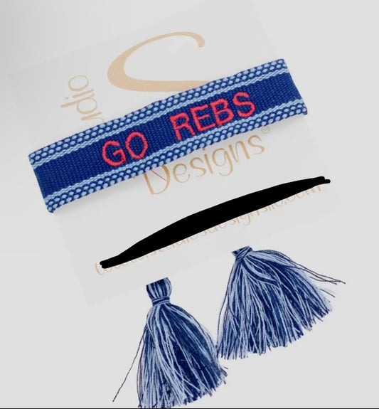 Embroidered Tassel Bracelet - Go Rebs