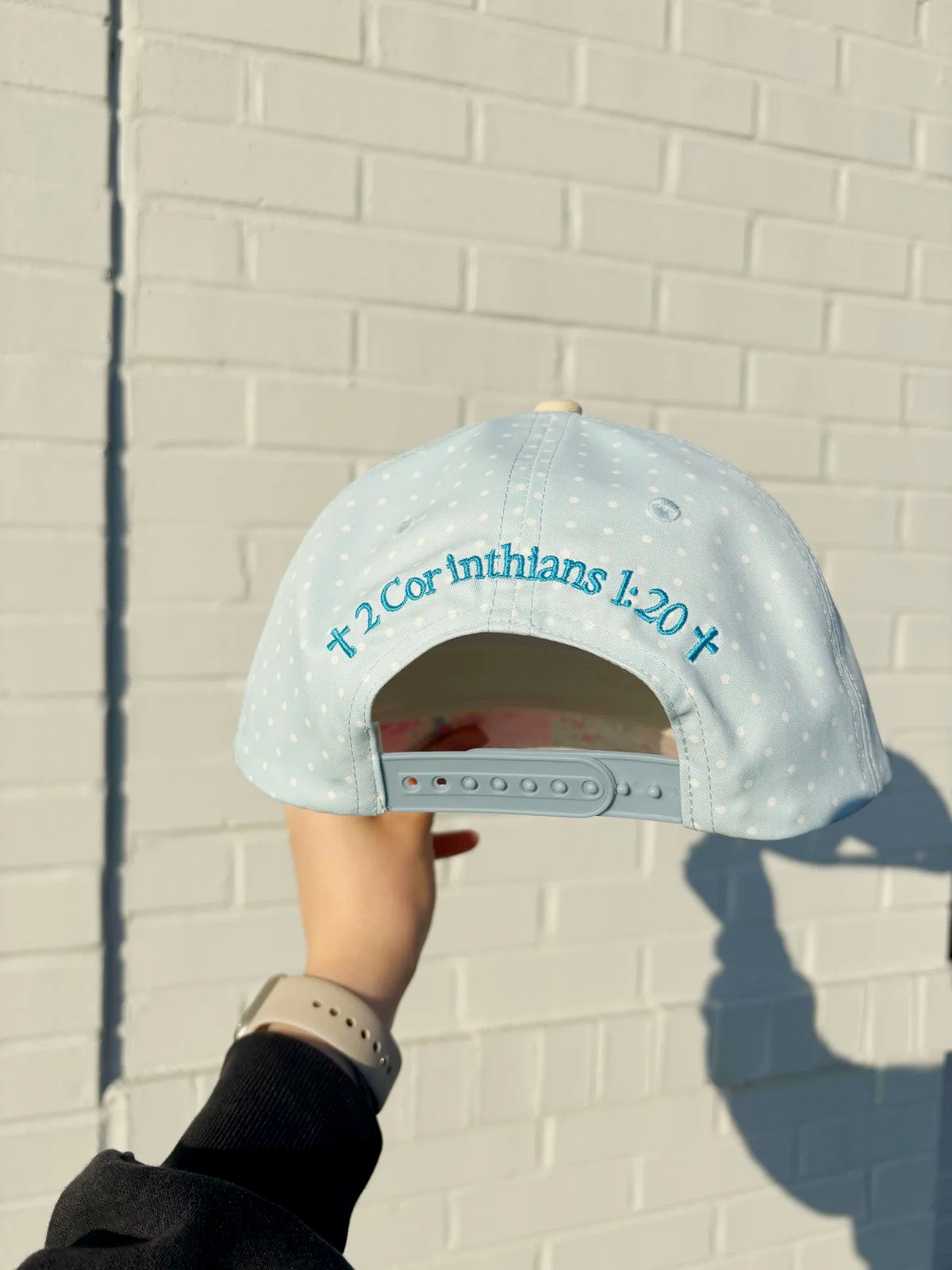 AMEN Polka Dot/patchwork Trendy Hat