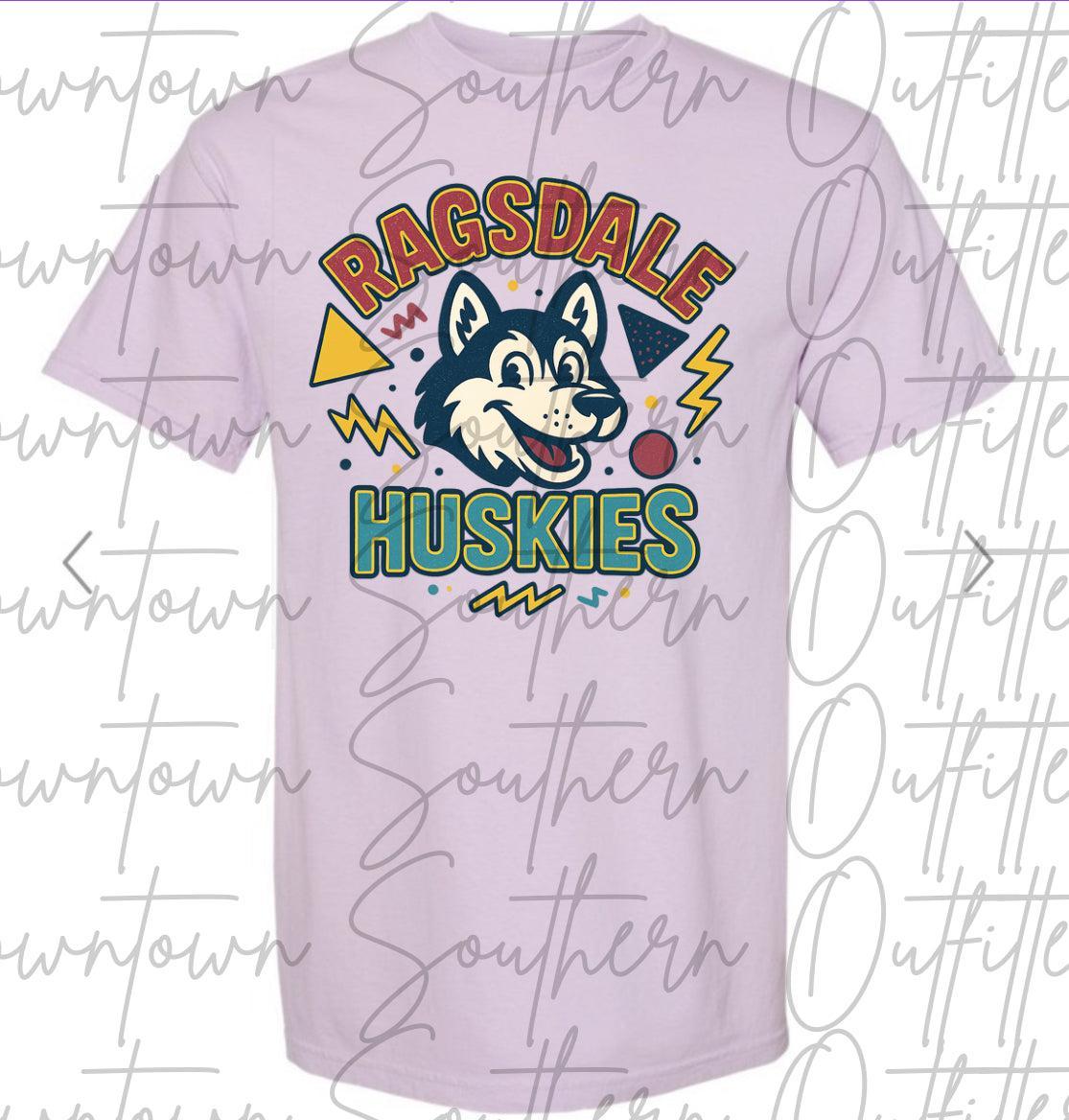 Ragsdale Huskies Throwback Retro Tee