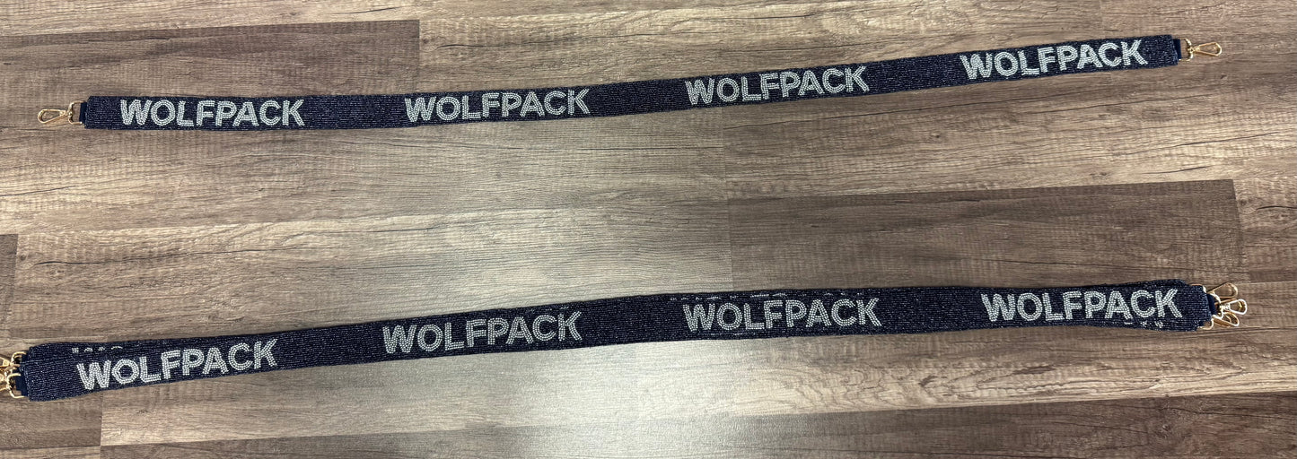 Go Wolfpack Beaded Strap