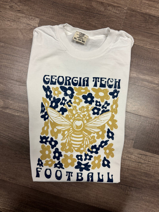 Georgia Tech Flower Tee