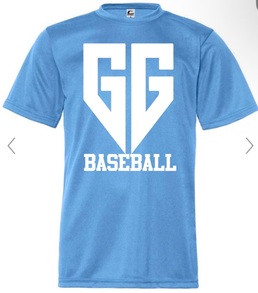 Georgia Generals on Columbia blue dri fit