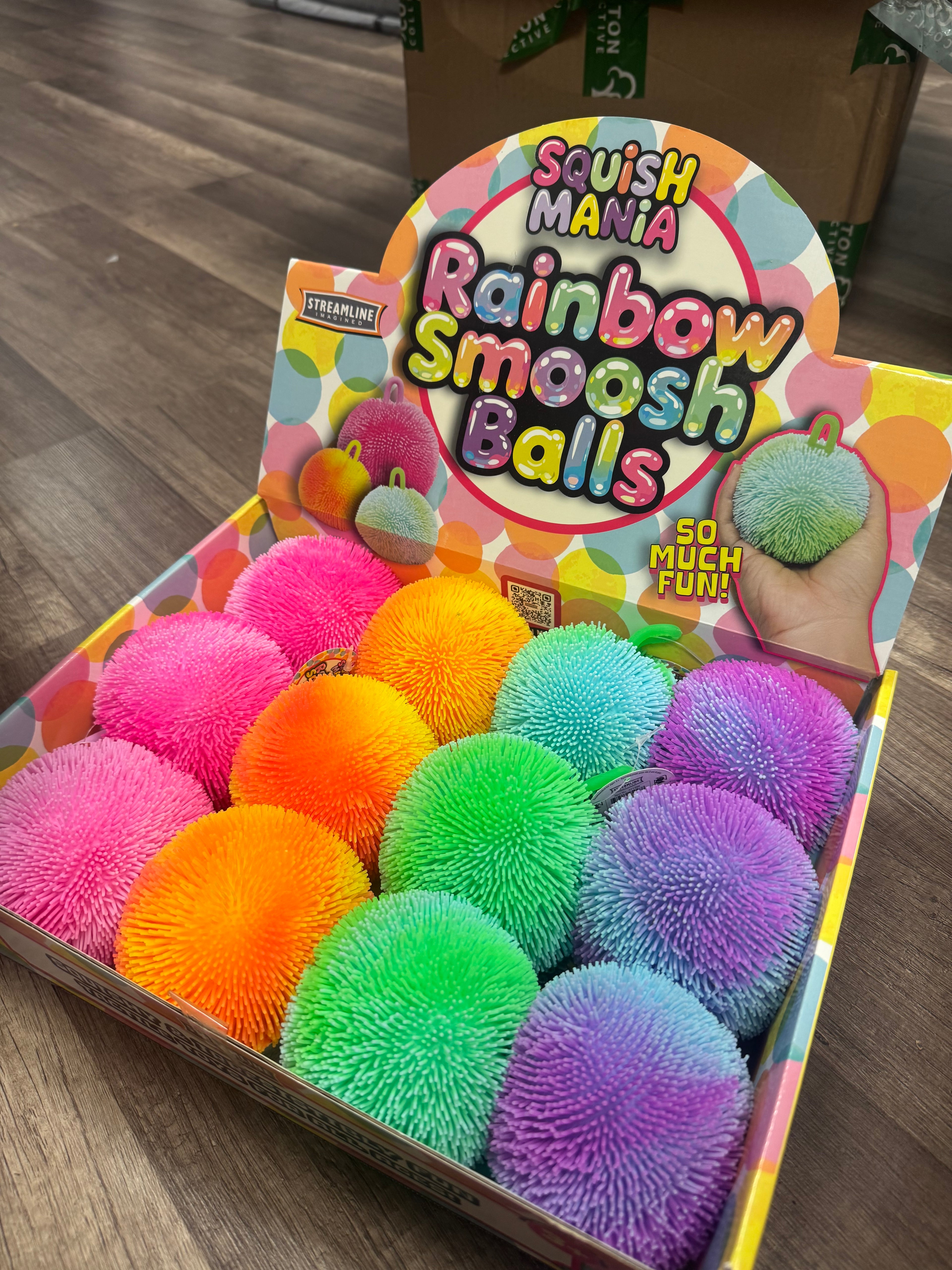 Rainbow Smoosh Balls