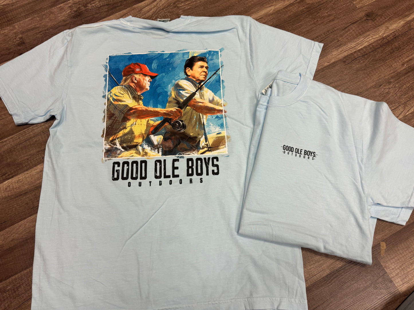 Good Ole Boys - Trump Reagan Fishing Tee