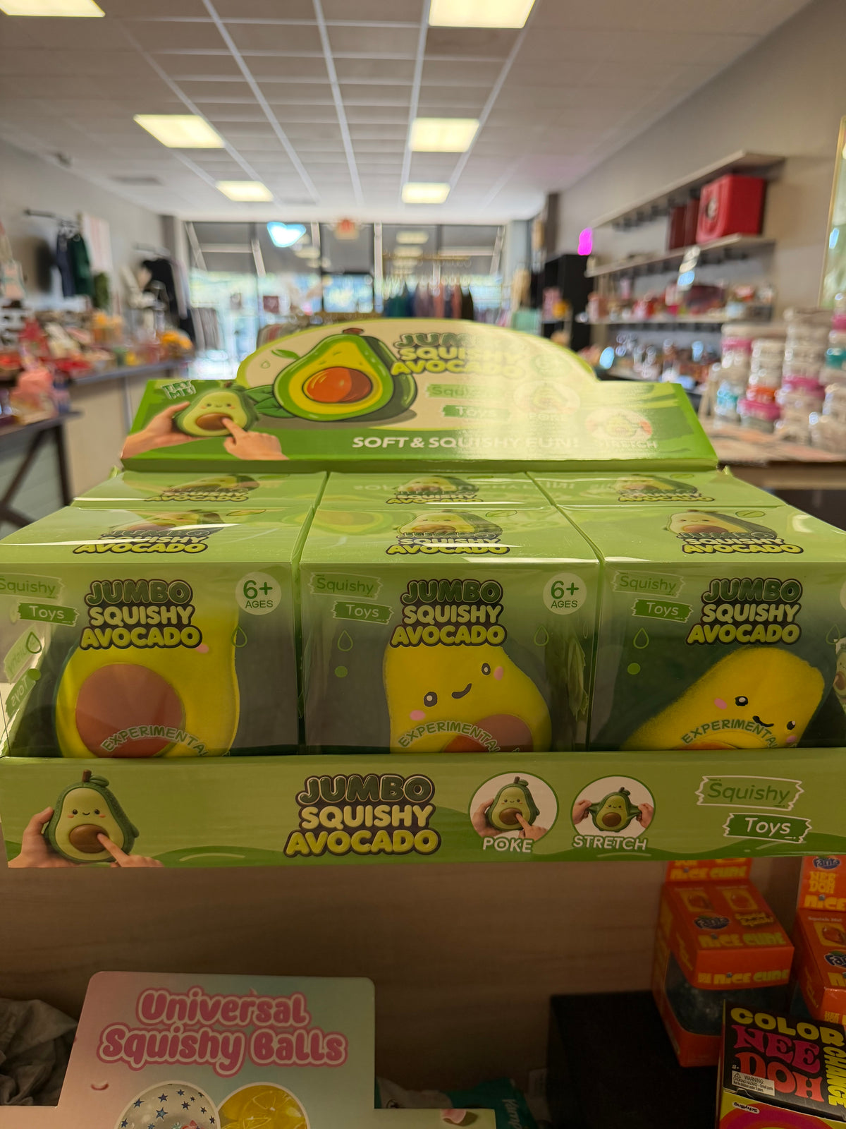 Avocado w face squishy