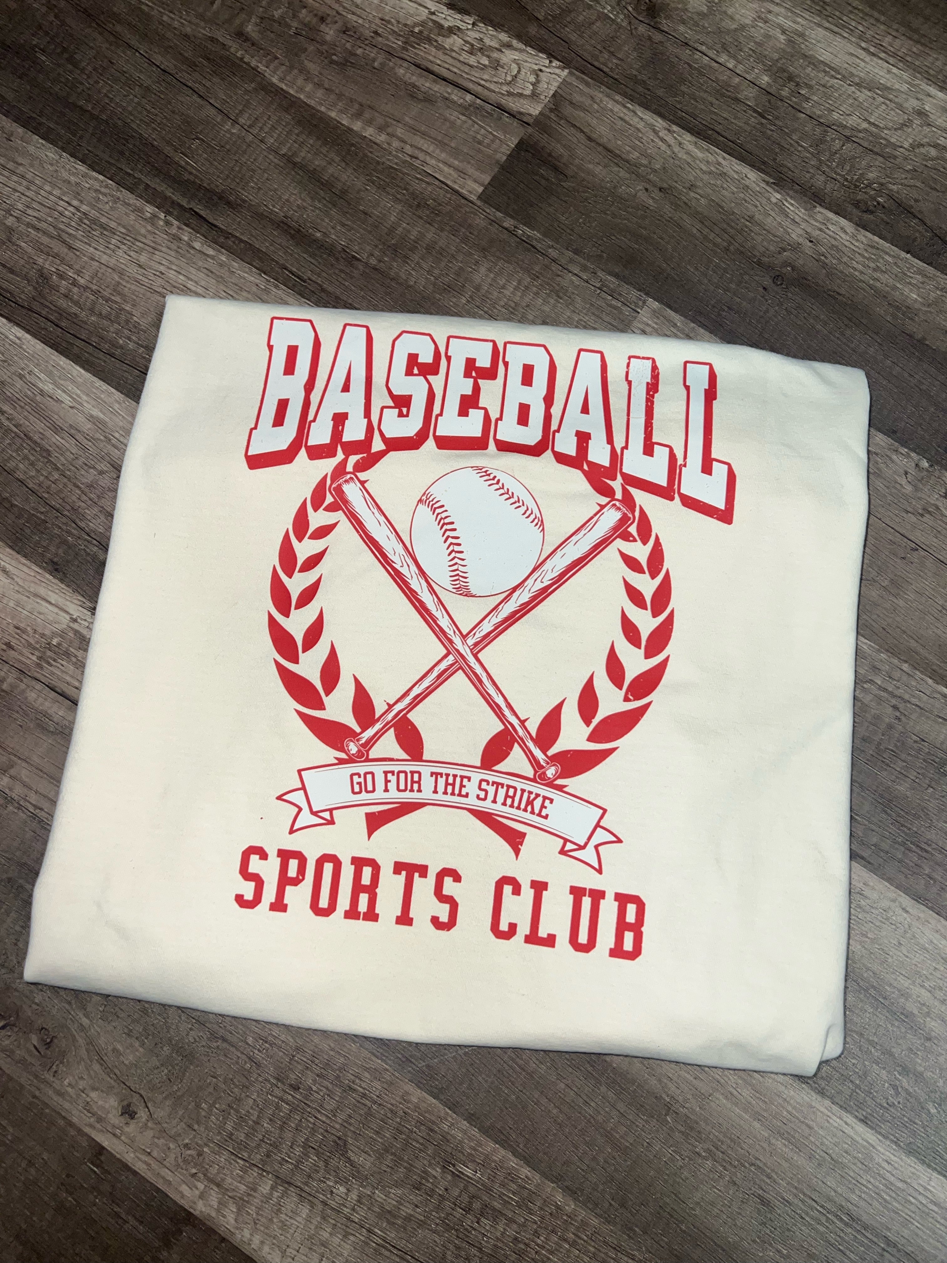Baseball Sports Club Ivory Tee