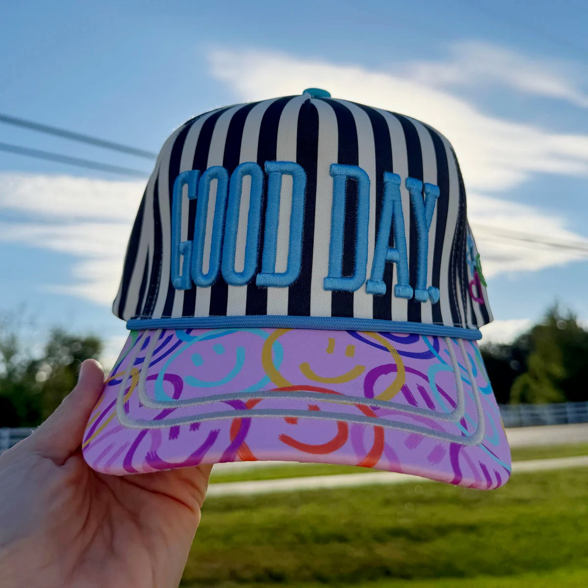 GOOD DAY Trendy Patchwork Hat
