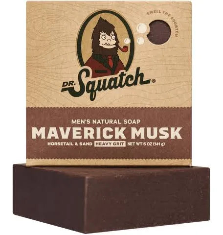 Dr Squatch Bar Soap- Maverick Musk