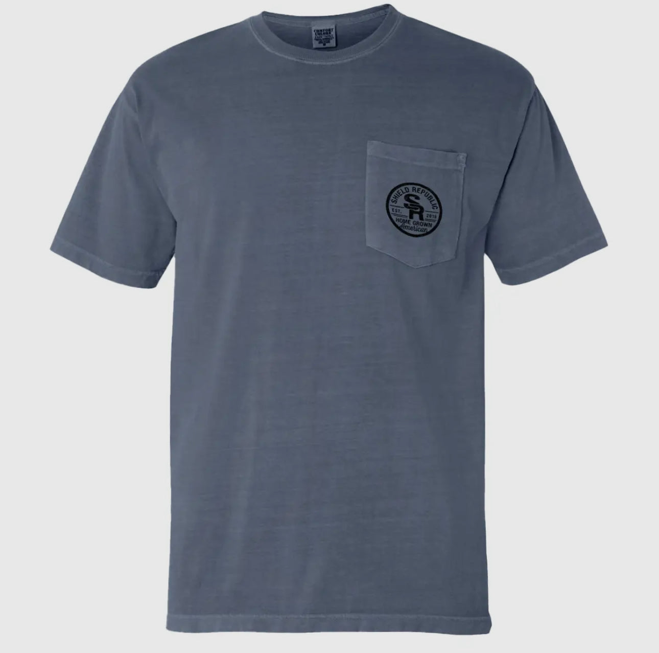 Border State Local County Blue Tee