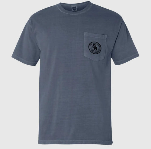 Border State Local County Blue Tee