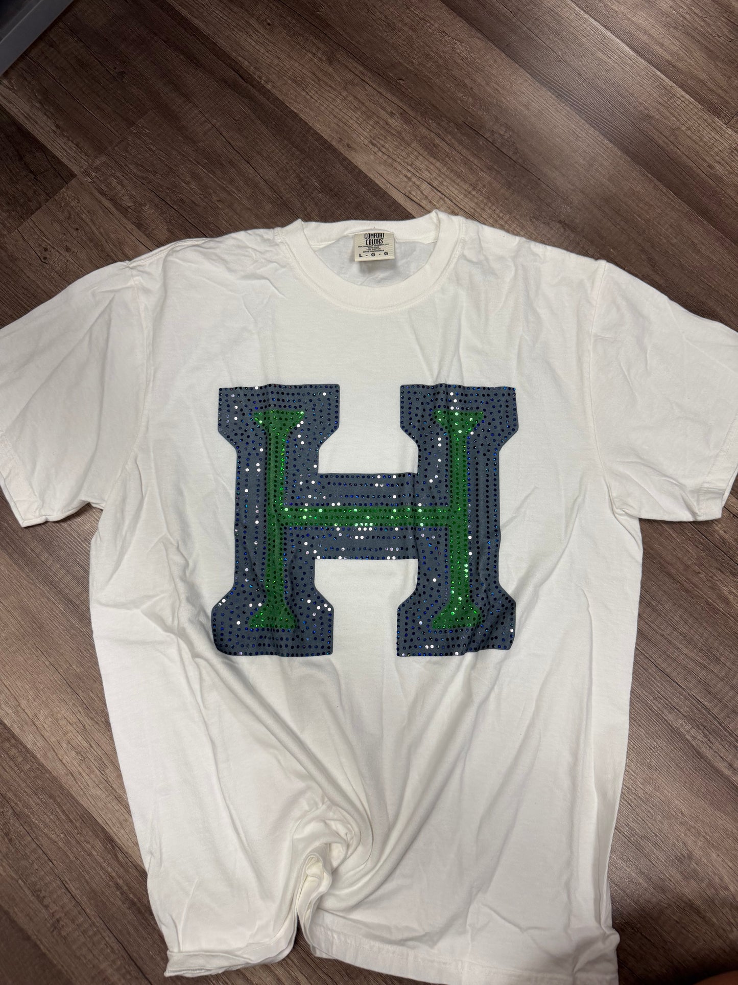 Harrison Hoyas H Sequin Tee