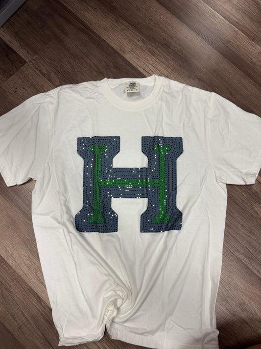 Harrison Hoyas H Sequin Tee