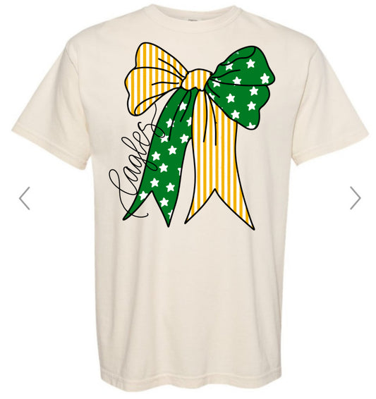 Abney Eagles Stars & Stripes Bow Tee