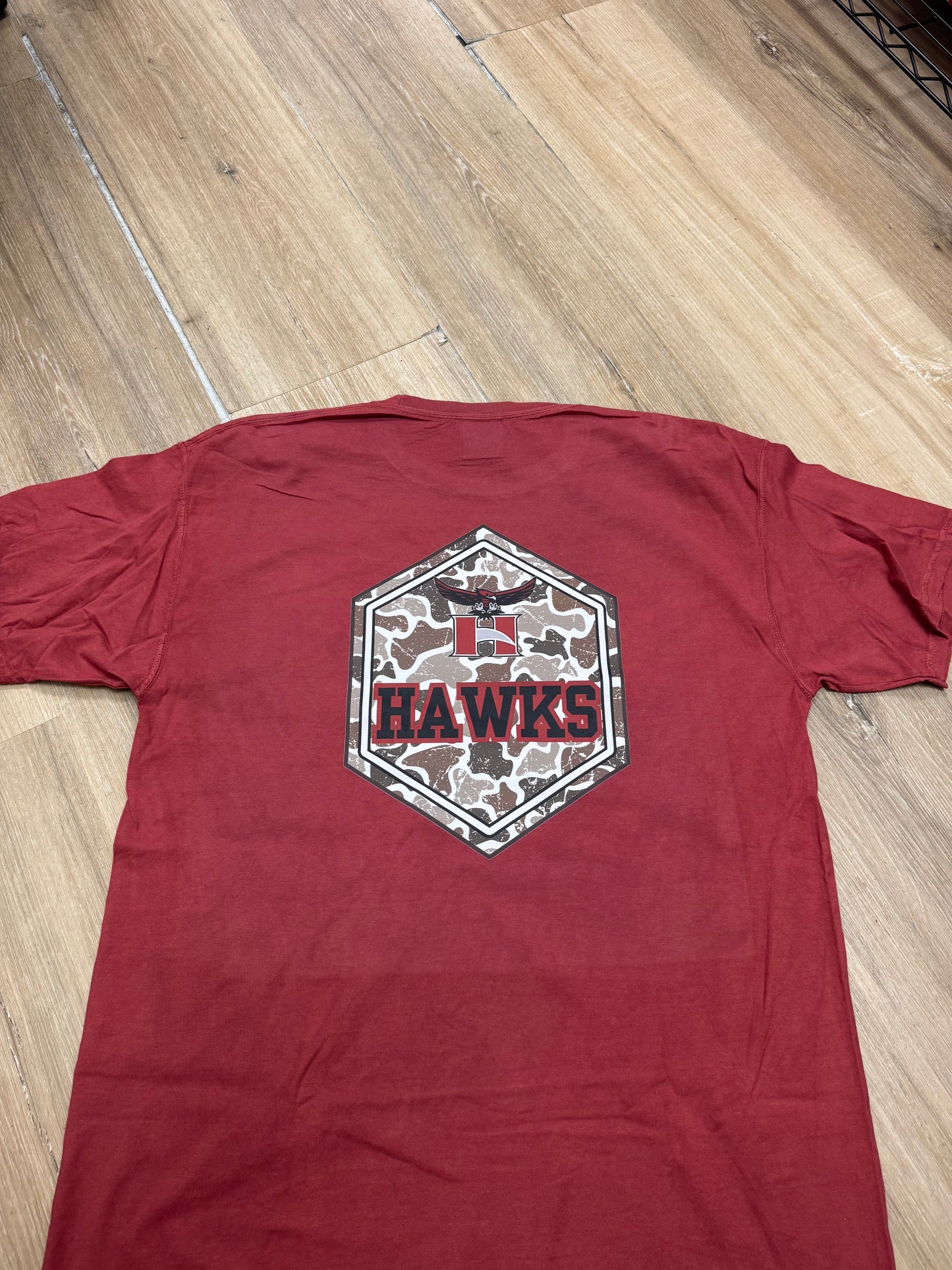 Hillgrove Hawks Camo Front & Back Tee