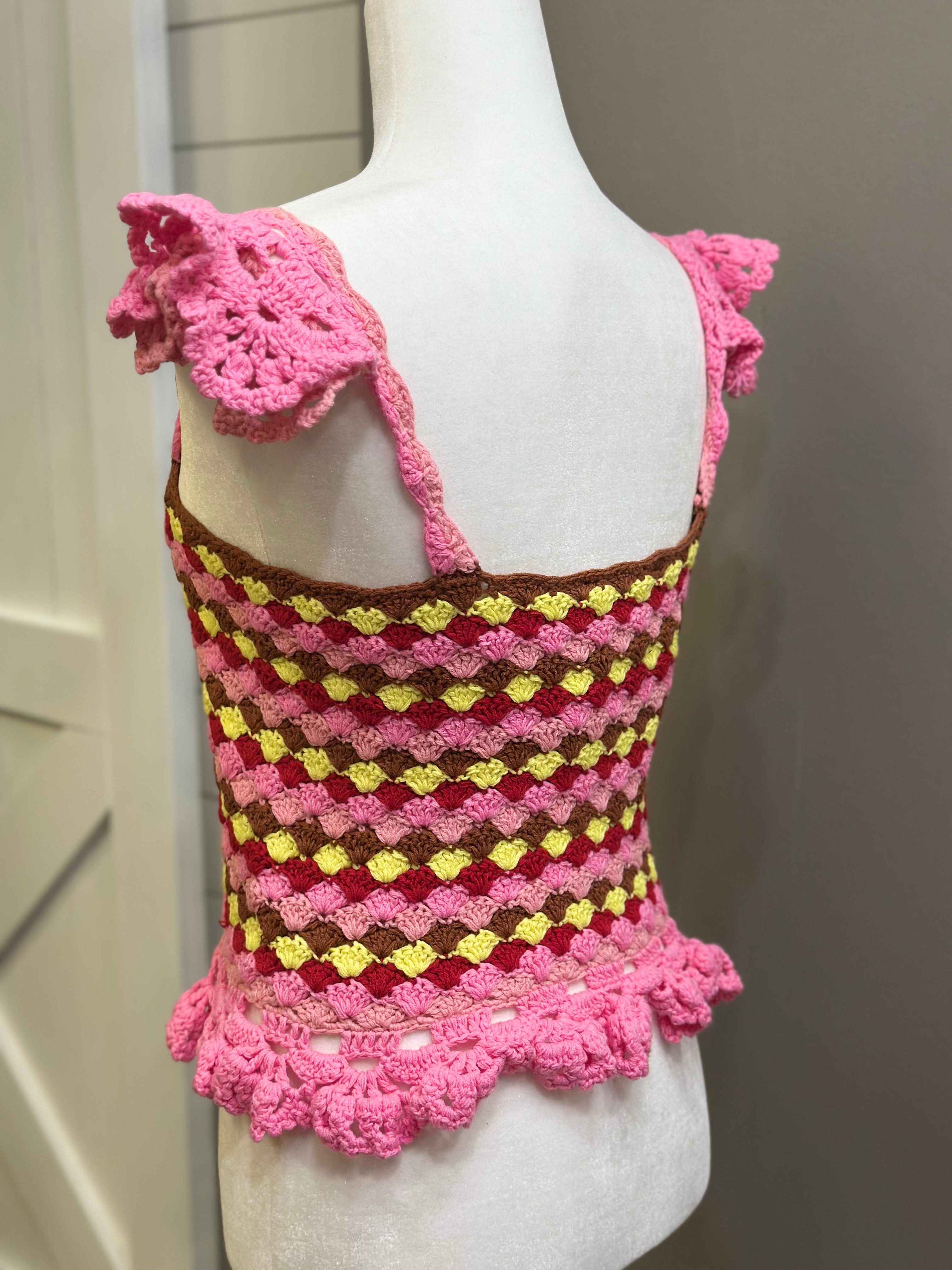 St. Barth Crochet Top