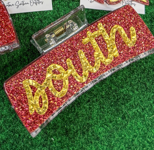 South Paulding Glitter Hair Clip
