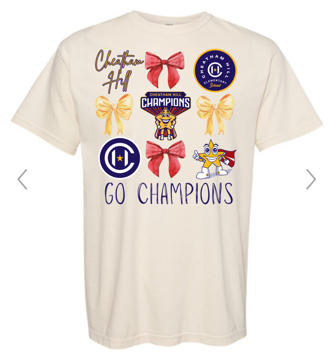 Cheatham Hill Champions Bow Collage 1 Tee