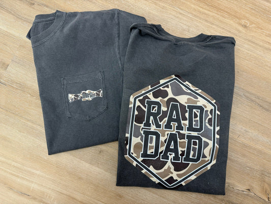 Rad Dad Camo with Duck Call Pocket Tee