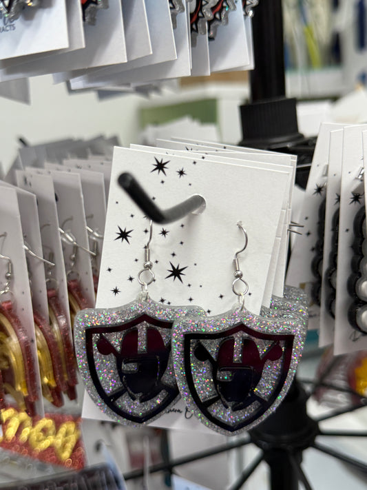 East Paulding Mascot Glitter Dangles