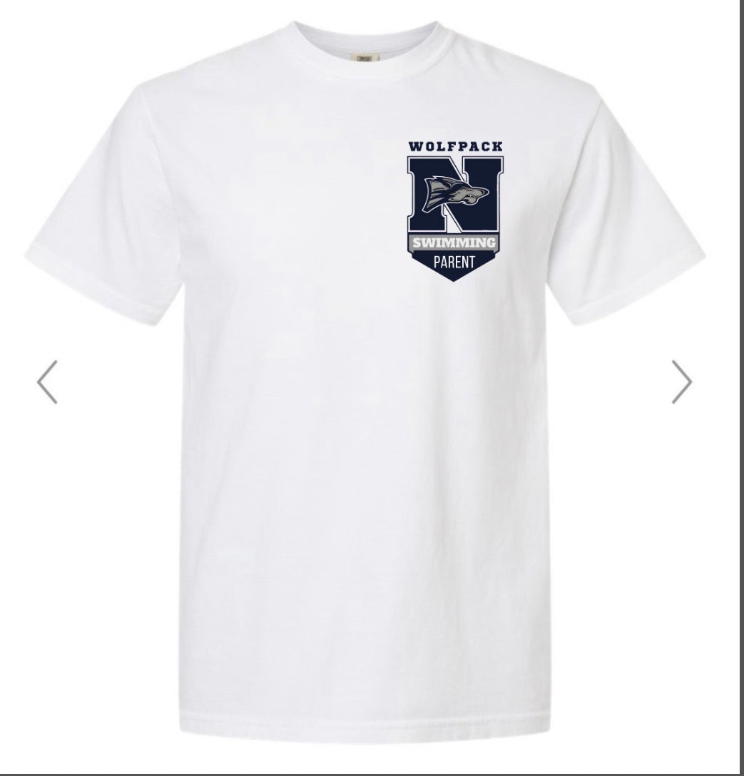 North Paulding Wolfpack Swimming Parent on White