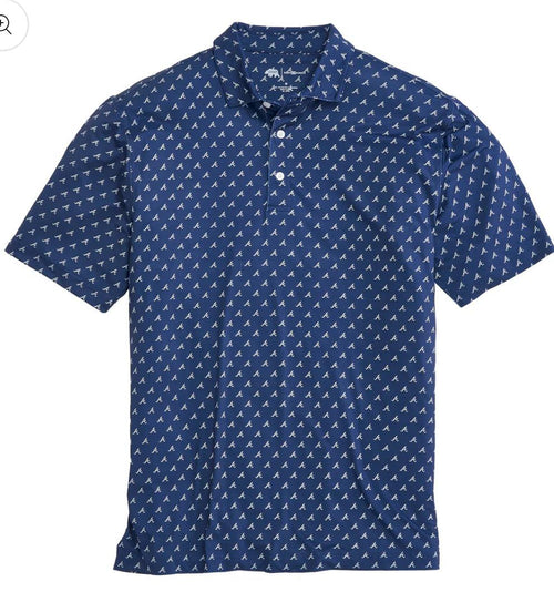 Atlanta Braves Printed Performance Polo