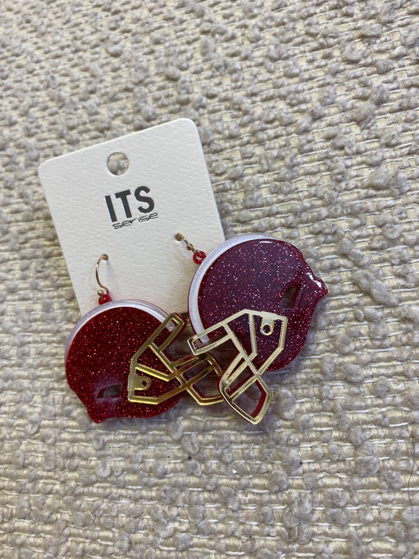 Cardinal acrylic helmet dangle