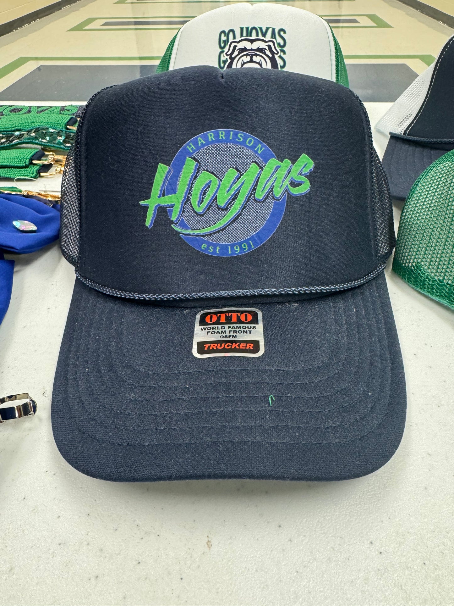 Hoyas Circle Logo Trucker Hat