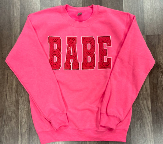 BABE sequin sweatshirt