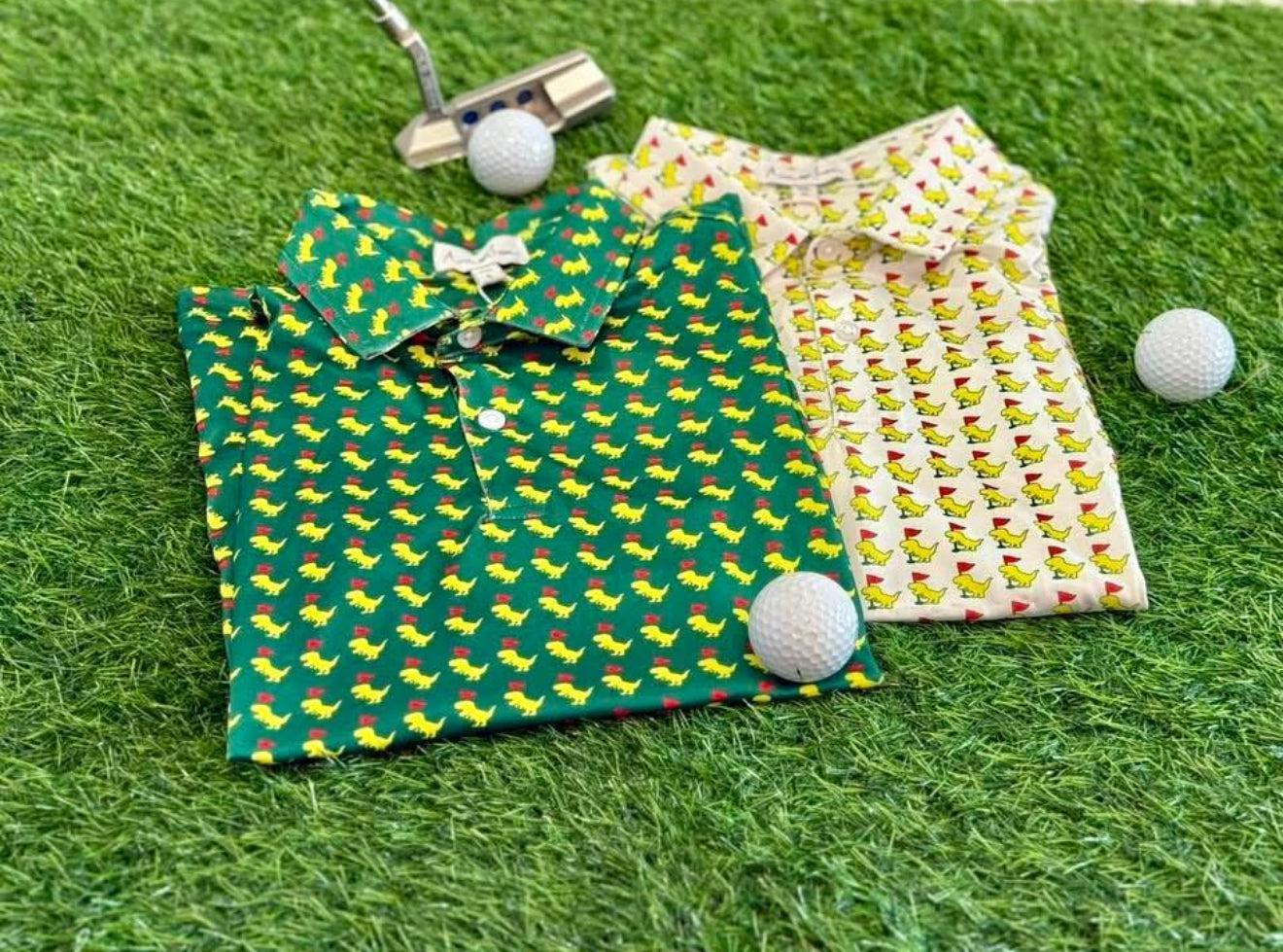 Men’s masters polo auti love - green